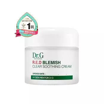 Dr.G RED Blemish Clear Soothing Cream (70 мл 2,36 унции) Gowoonsesang Cosmetic, Увлажняющий восстанавливающий крем