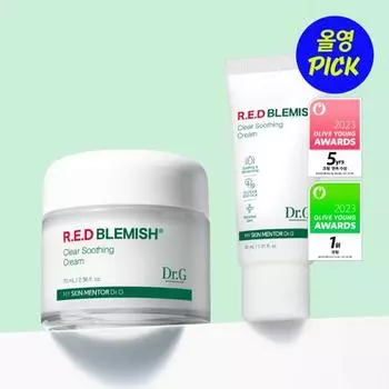 Dr.G Red Blemish Clear Успокаивающий крем Специальный 70 мл + 30 мл Tube+Tube Type