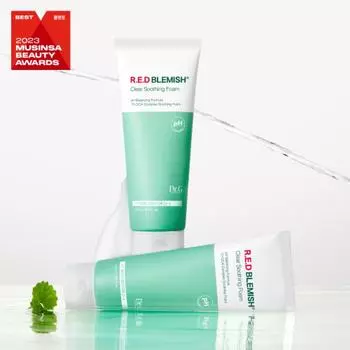 Dr.g Red Blemish Clear Успокаивающая пенка 150 мл Duo FREE
