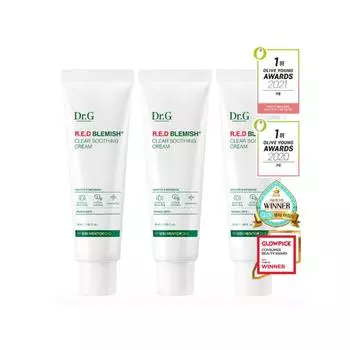 Dr.G Red Blemish Clear Успокаивающий крем-набор трио (50мл+50мл+50мл)