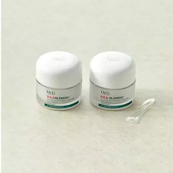 Dr.G RED Blemish Clear успокаивающий крем 2-го поколения 50 мл подарочный набор Duo