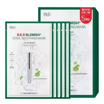 Dr.G Red Blemish Cool Soothing Mask 5 листов