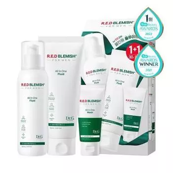 Dr.G Red Blemish для мужчин Универсальная жидкость 150 мл+150 мл+Wash 30 мл