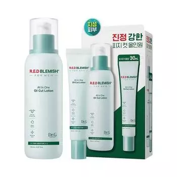 Dr.G Red Blemish для мужчин Универсальный лосьон для устранения жирных пятен 150 мл специальный (+30мл дополнительный подарок)