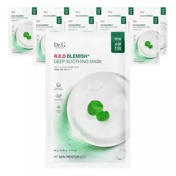Dr.G Red Blemish Глубоко успокаивающая маска 280г, 10 шт., 1 шт.