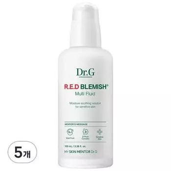 Dr.G Red Blemish Мультифлюидный лосьон, 100 мл, 5 шт.