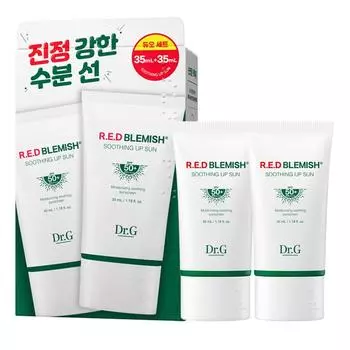 Dr.G Red Blemish Soothing Up Sun 35 мл + 35 мл Duo Set SPF50+ PA++++, 1 комплект