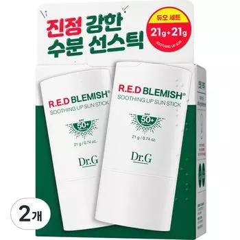 Dr.G Red Blemish Soothing Up Sun Stick Duo 2p SPF50 PA++++, 42g, 2 pieces