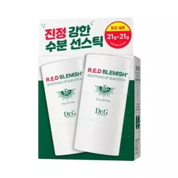 Dr.G Red Blemish Soothing Up Sunstick Duo Set SPF50+ PA++++, 42 г, 1 шт.