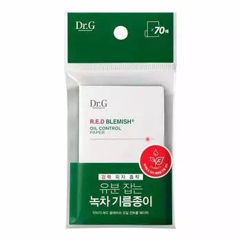 Dr.G RED Бумага для контроля жирности пятен, 70 листов