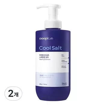 Dr.G Scalp Lab Cool Salt Scaling Shampoo Aroma Fragrance, 2 packs, 500g