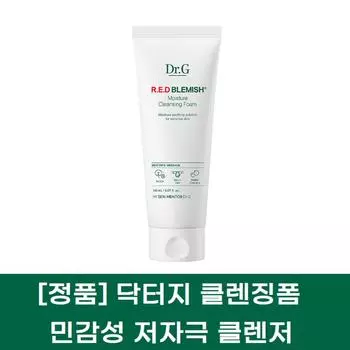 Dr.G Sensitive Red Blemish Foam Cleansing Cleanser Мягкая очищающая пенка Cica, 1 шт., 150 мл