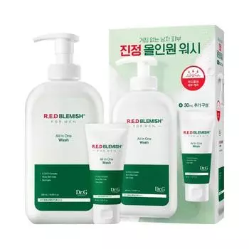 Dr.G Средство для умывания Red Blemish for Men All-in-One Wash 500 мл + 30 мл спец.
