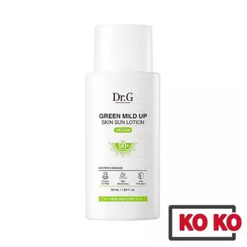 [Dr.G] Vegan Green Mild Up Skin Sun Lotion 50 мл SPF50+ PA++++ / Солнцезащитный крем / Солнцезащитный крем 50ml