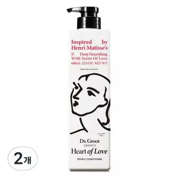 Dr. Groot Addict Heart of Love Edition Conditioner, 680ml, 2 units