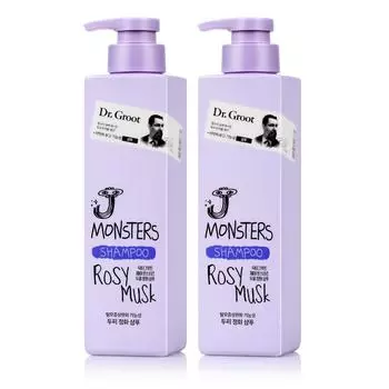 Dr. Groot J. Monsters Scalp Purifying Functional Shampoo Rosy Musk Fragrance, 385ml, 2 pcs.