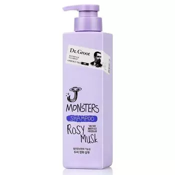 Dr. Groot J. Monsters Scalp Purifying Shampoo Rosy Musk Fragrance, 385ml, 1 unit