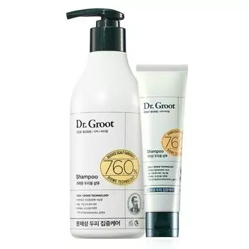 Dr. Groot Multi-Perfection Hair Travel Treatment + Shampoo + Nutrition Tonic Set, 2 sets