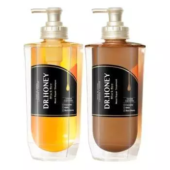 DR Honey Black Bee Moist Repair Шампунь и средство для ухода [340 мл / 340 мг] Набор бутылок