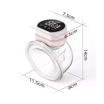 Dr.isla носимый электрический молокоотсос автоматический бесшумный USB перезаряжаемый молокоотсос грудное вскармливание ребенка без BPA розовый