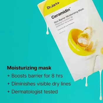 Dr.Jart+ Ceramidin Skin Barrier Moisturizing Mask 5ea AUTHENTIC STORE