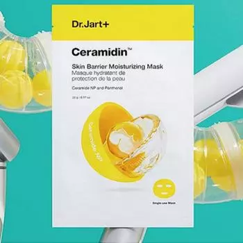 Dr.Jart+ Ceramidin Skin Barrier Увлажняющая маска 22 г * 5 шт.