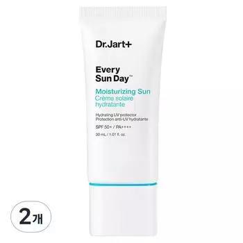 Dr. Jart Every Sun Day Moisturizing Sun Cream SPF50+ PA++++, 30ml, 2 units