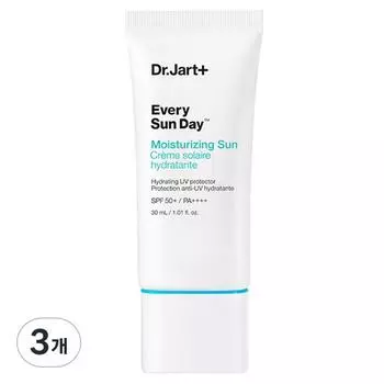 Доктор. Jart Every Sun Day Увлажняющий солнцезащитный крем SPF50+ PA++++, 30мл, 3 шт.