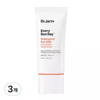 Dr. Jart Every Sun Day Waterproof Sun Milk SPF50+ PA++++, 3 packs, 30ml