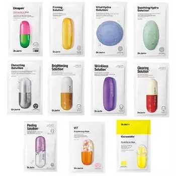 [Dr.Jart+] Маска-раствор Dermask 1 коробка (5шт) Tiger Grass Calming