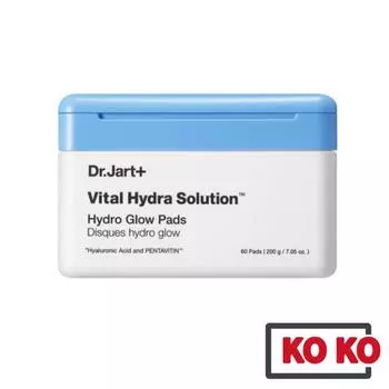 [Dr.Jart] Vital Hydra Solution Hydro Glow Pads, 60 листов