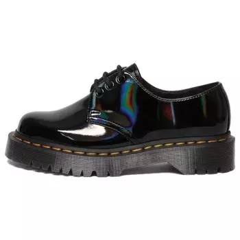 Dr. Martens 1461 Bex Series кожаные повседневные туфли на шнуровке с низким верхом женские туфли черные 30563001 36