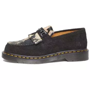 Dr. Martens Черные бежевые кроссовки унисекс Adrian Snaffle Hair On Loafer 31895779 36