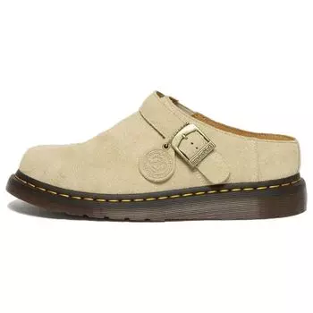 Доктор. Martens Isham Desert Oasis Suede Mule Parchment Beige Unisex Sneakers Cream 31734292 37
