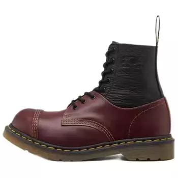 Доктор. Мужские кроссовки Martens MM6 Maison Margiela x 1460 Twisted and Reimagined Oxblood Black Red SH3WU0008P8029-H6077 38