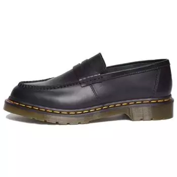 Доктор. Кроссовки Martens Penton Smooth Leather Loafer черного цвета унисекс 30980001 37