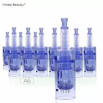 Dr Pen Ultima A6 Иглы для микроиглы Derma Pen Сменная головка 9 12 24 36 42 Nano Microneedle 24 Pins/ 1 Pcs