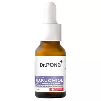 Dr.PONG+ Timeless Bakuchiol Anti-age Serum, Бакучиол, Фактор роста, Соя, 15 мл. х 1/3 шт. 15 ml.