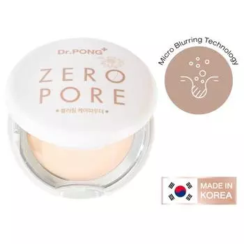 Dr.PONG+ ZERO PORE Разглаживающая К-пудра 9 г. (СДЕЛАНО В КОРЕЕ) №21, 23, 33 21 Light Beige