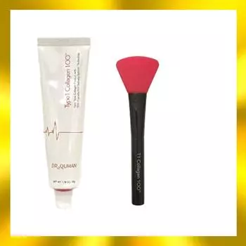 Dr. Qman Type One Collagen 100 Cream Pack 50g + Silicone Pack Brush