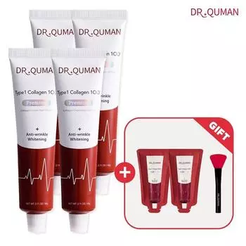DR.QUMAN T1 Collagen 100 Кремовая упаковка 60 гX4+10 гX2+Sparcher