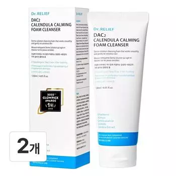 Dr. Relief Hypoallergenic Moisture Soothing Cleansing Foam, 2 pieces, 120ml