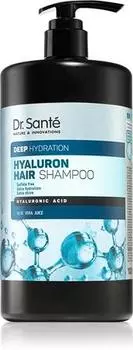 Dr. Sant Hyaluron shampoing pour cheveux secs et ternes qui procure hydratation et brillance TU прозрачный