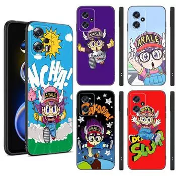 Dr Slump Arale аниме черный силиконовый чехол для телефона Xiaomi POCO X3 X4 NFC F3 F4 GT F5 M3 M4 M6 X5 X6 Pro 5G C55 C65 M5 POCO X5 Pro 5G