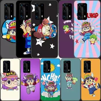 Dr.SLUMP ARALE CHAN Soft Clear Phone Case For Huawei P30 Lite P10 P20 P40 P50 Pro Mate 40 Pro 30 20 10 Lite Cover Silicone Huawei Mate 20