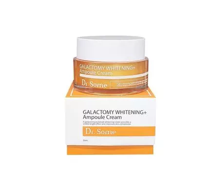 Dr. Some GALACTOMY WHITENING Ampoule Cream Выравнивающий тон крем для лица с галактомисисом 50мл