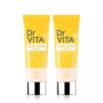 Dr. Vita All-in-One UV Protection Triple Functional Skin Tone Correction Vitamin Sun Cream Cover (SPF50+ / PA++++) White Taste