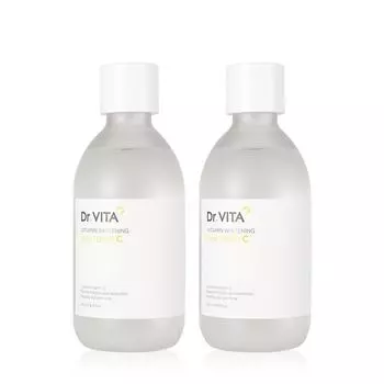 DR.VITA Увлажнение, улучшение состояния кожи, отбеливающий эффект, отбеливающий тоник с витамином С, 250 мл, 2 шт.