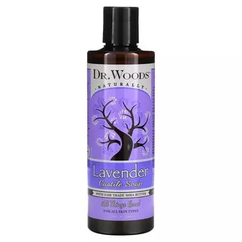 Dr. Woods, Lavender Castile Soap with Fair Trade Shea Butter, 8 fl oz (236 ml)