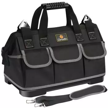Drado Tool Tool Tool Tool Tool Большой 1680D Специализированный пластиковый ремень 40 см x 23 см x Черный мешок, Сумка, Сумка, Сумка, Держатель, Хранение, Оксфорд, Дно, В комплекте,